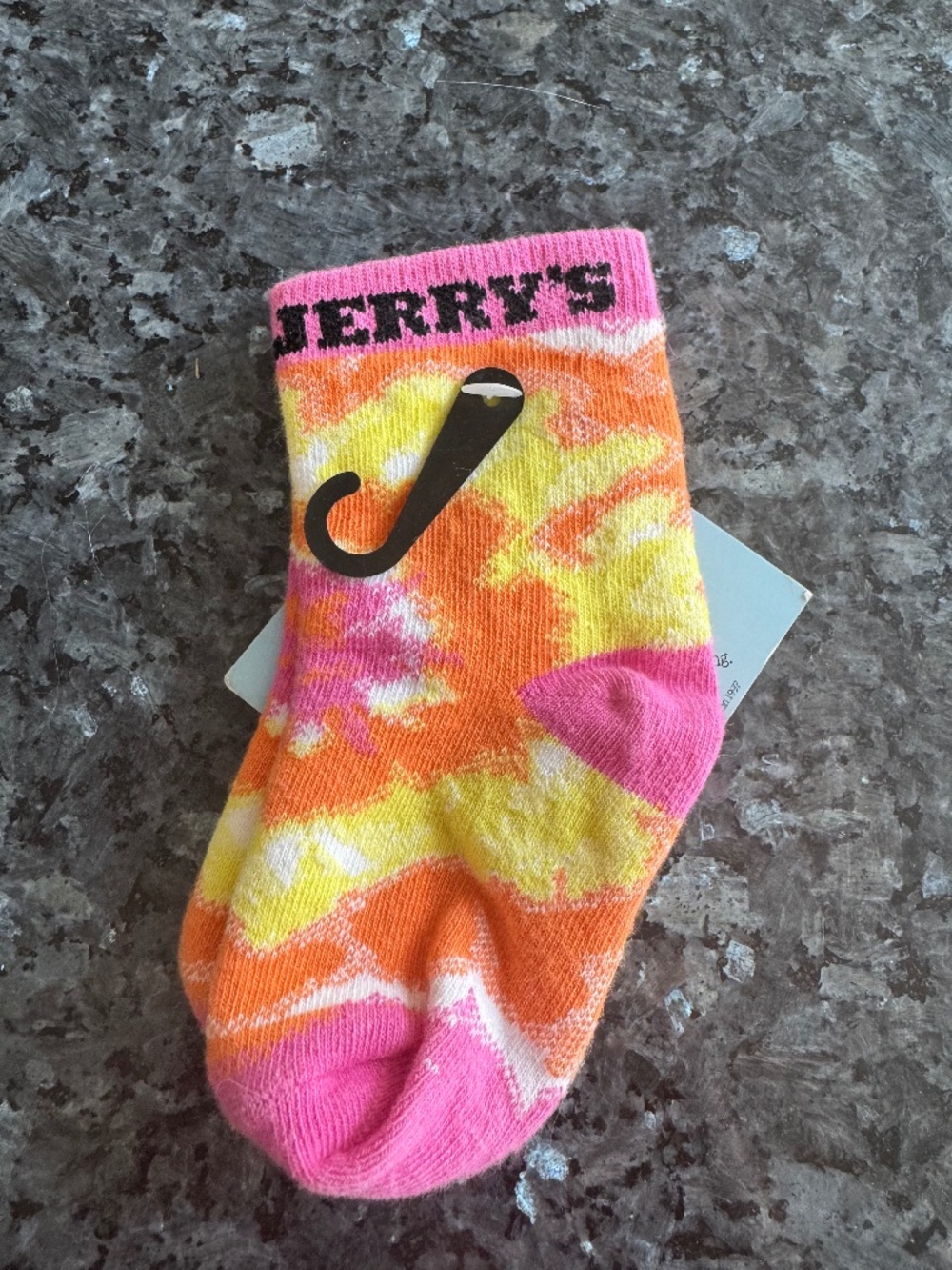 Ben & Jerry’s Ice Cream Vermont Tie Dye Baby Infant  Size Socks